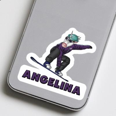 Autocollant Angelina Snowboardeuse Gift package Image