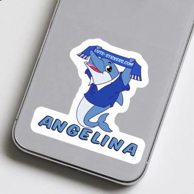 Angelina Sticker Delfin Laptop Image