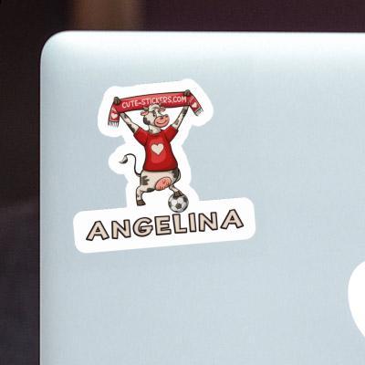 Vache Autocollant Angelina Laptop Image