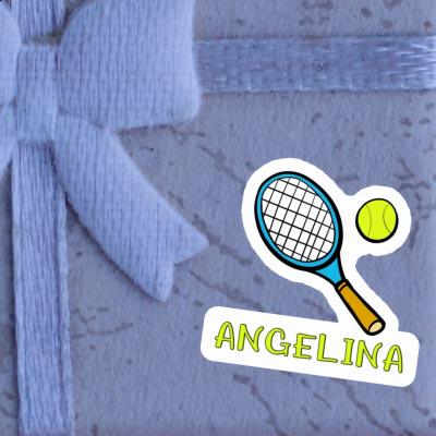 Angelina Sticker Tennis Racket Image