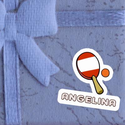 Sticker Table Tennis Paddle Angelina Gift package Image