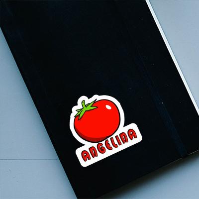 Tomato Sticker Angelina Laptop Image