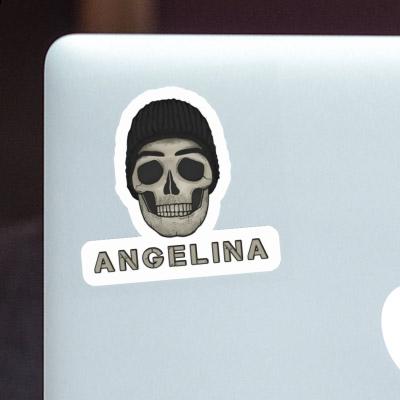 Sticker Angelina Skull Image