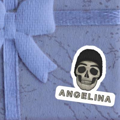 Sticker Angelina Skull Laptop Image