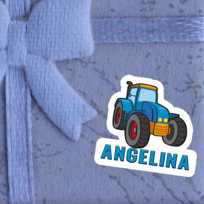 Angelina Sticker Tractor Notebook Image