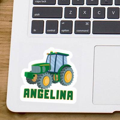 Sticker Tractor Angelina Notebook Image