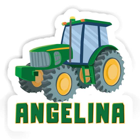 Sticker Tractor Angelina Image