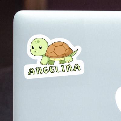 Angelina Sticker Schildkröte Notebook Image