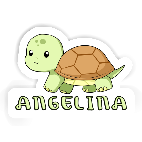 Turtle Sticker Angelina Laptop Image