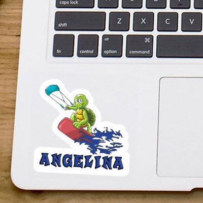 Angelina Sticker Kiter Notebook Image