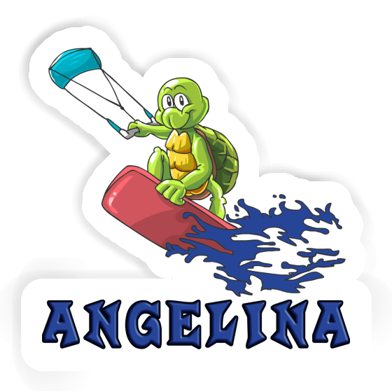 Angelina Sticker Kiter Laptop Image