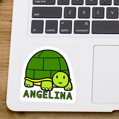 Autocollant Angelina Tortue Laptop Image