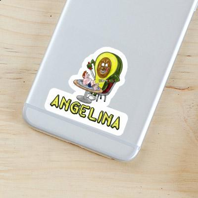 Sticker Avocado Angelina Laptop Image