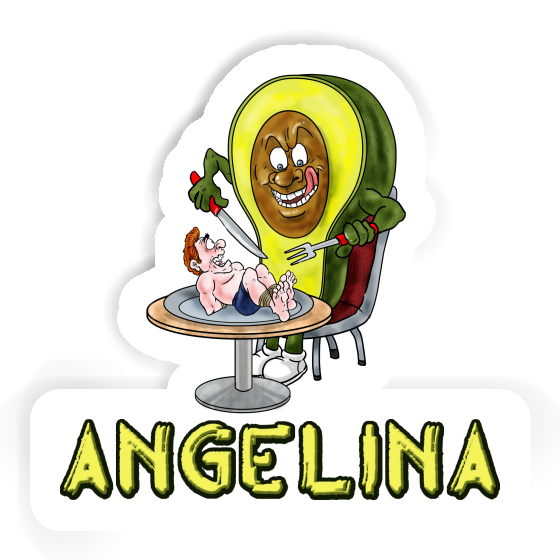 Sticker Avocado Angelina Gift package Image