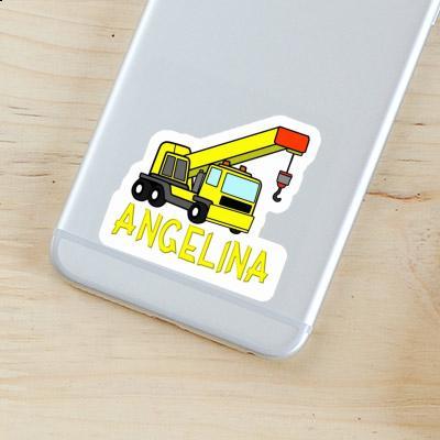 Sticker Truck crane Angelina Notebook Image