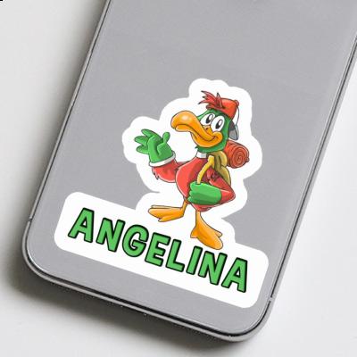 Autocollant Randonneur Angelina Laptop Image