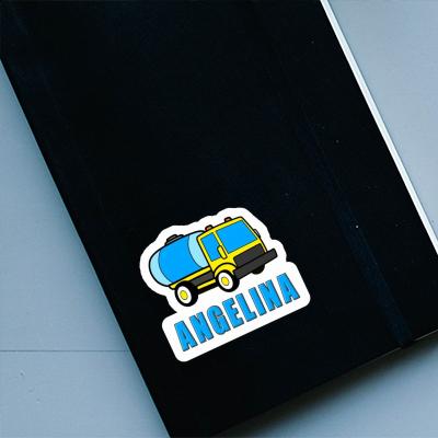 Angelina Sticker Water Truck Notebook Image