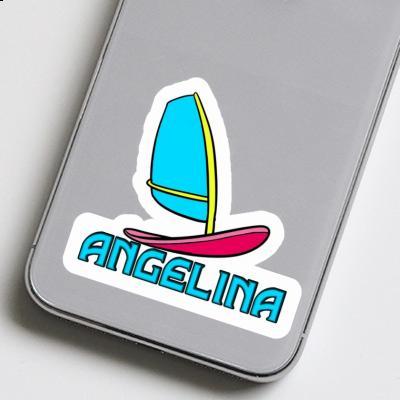 Windsurf Board Sticker Angelina Notebook Image