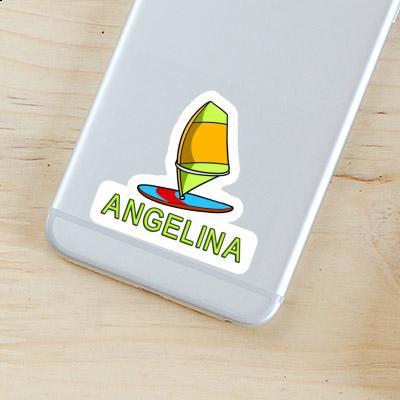 Voile de windsurf Autocollant Angelina Notebook Image