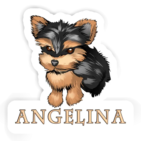 Yorkie Sticker Angelina Gift package Image