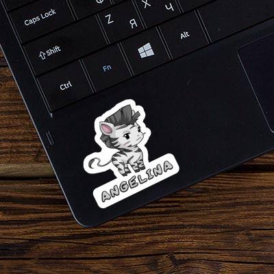 Angelina Sticker Zebra Laptop Image