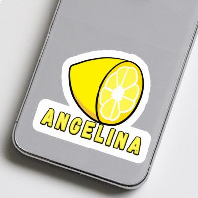 Angelina Sticker Lemon Notebook Image