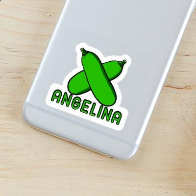 Zucchini Sticker Angelina Laptop Image