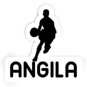 Angila Autocollant Joueur de basket-ball Image