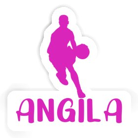 Joueur de basket-ball Autocollant Angila Image