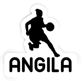 Angila Autocollant Joueuse de basket-ball Image
