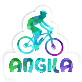 Autocollant Vététiste Angila Image