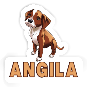 Autocollant Angila Boxer Image