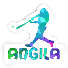 Autocollant Joueur de baseball Angila Image