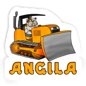 Bulldozer Autocollant Angila Image