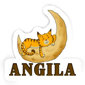 Katze Aufkleber Angila Image