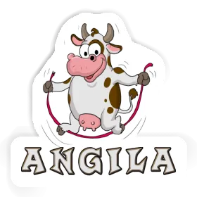 Autocollant Vache Angila Image