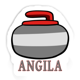 Aufkleber Curlingstein Angila Image