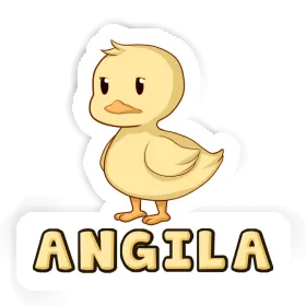 Angila Aufkleber Ente Image