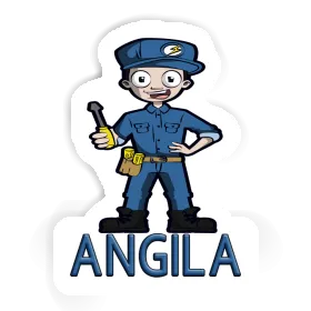 Angila Autocollant Électricien Image