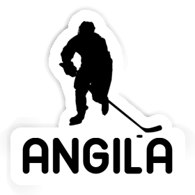 Joueur de hockey Autocollant Angila Image