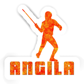 Autocollant Angila Escrimeur Image