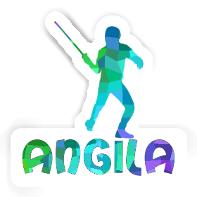 Autocollant Angila Escrimeur Image