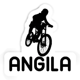 Freeride Biker Autocollant Angila Image
