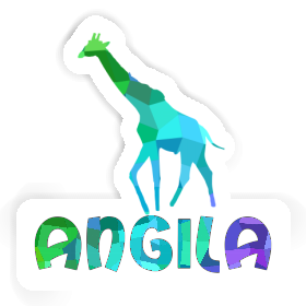 Angila Autocollant Girafe Image