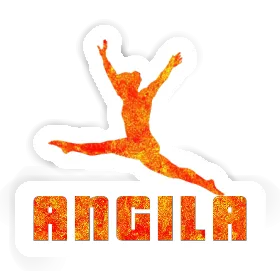 Angila Aufkleber Gymnastin Image