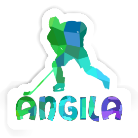 Autocollant Angila Joueur de hockey Image