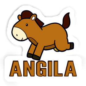 Cheval Autocollant Angila Image