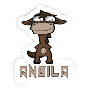 Autocollant Angila Cheval Image