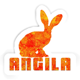 Autocollant Lapin Angila Image