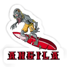 Autocollant Surfeur Angila Image